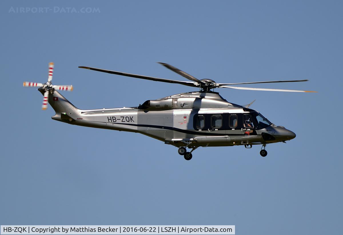 HB-ZQK, 2015 AgustaWestland AW-139 C/N 31711, HB-ZQK