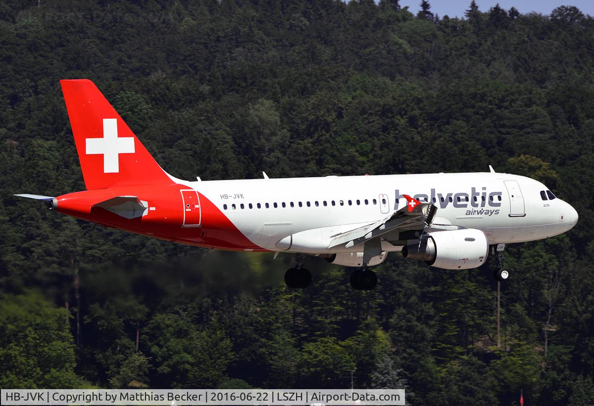 HB-JVK, 2003 Airbus A319-112 C/N 1886, HB-JVK