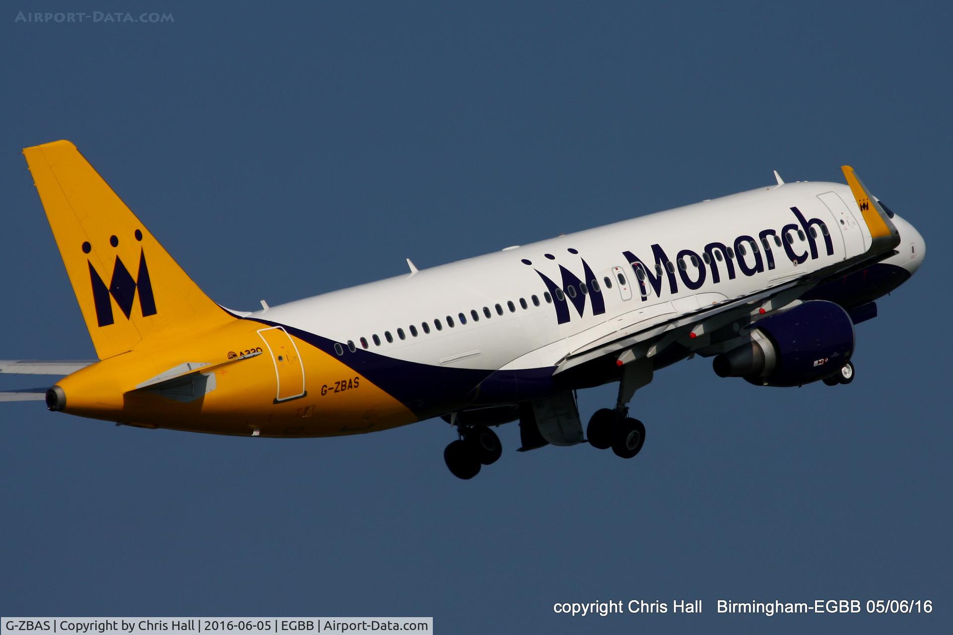G-ZBAS, 2015 Airbus A320-214 C/N 6550, Monarch