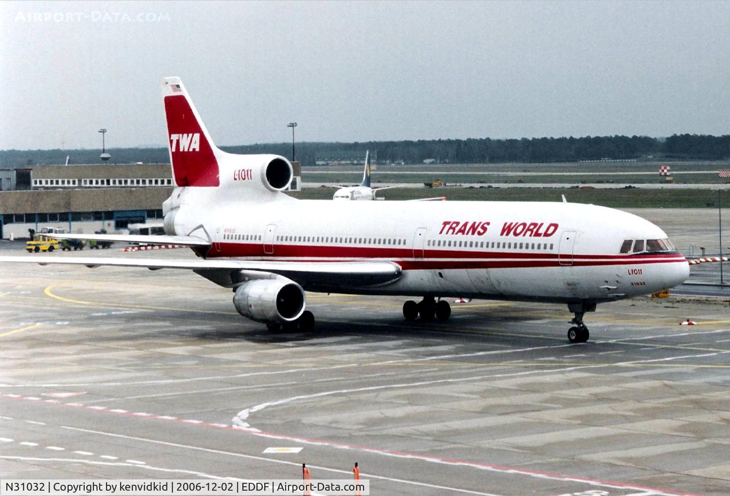 N31032, 1981 Lockheed L-1011-385-1-15 TriStar 100 C/N 193B-1215, TWA