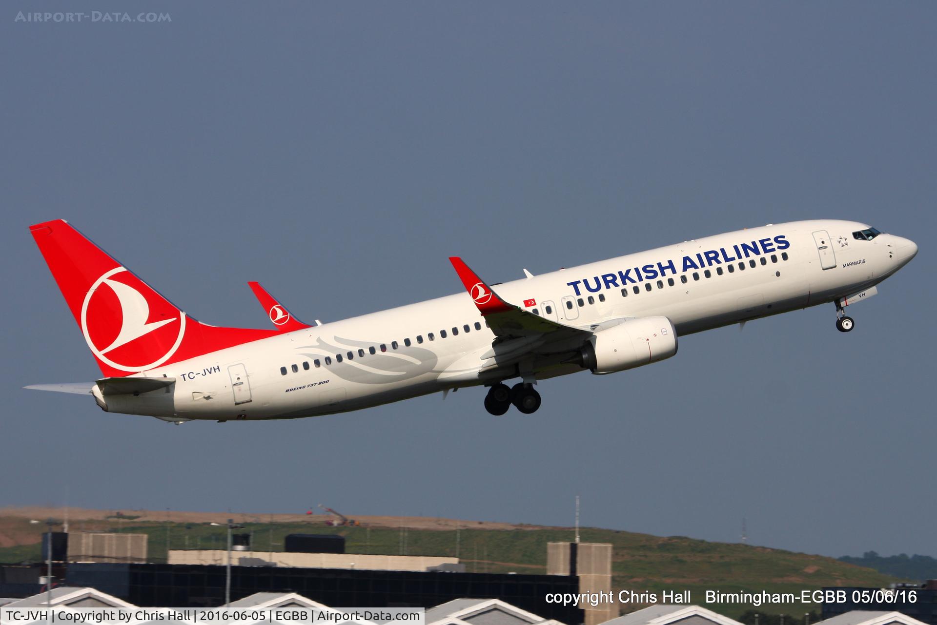 TC-JVH, 2015 Boeing 737-8F2 C/N 60012, Turkish Airlines