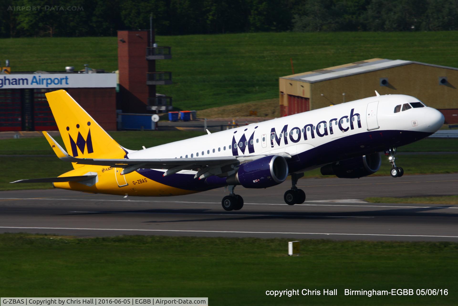 G-ZBAS, 2015 Airbus A320-214 C/N 6550, Monarch