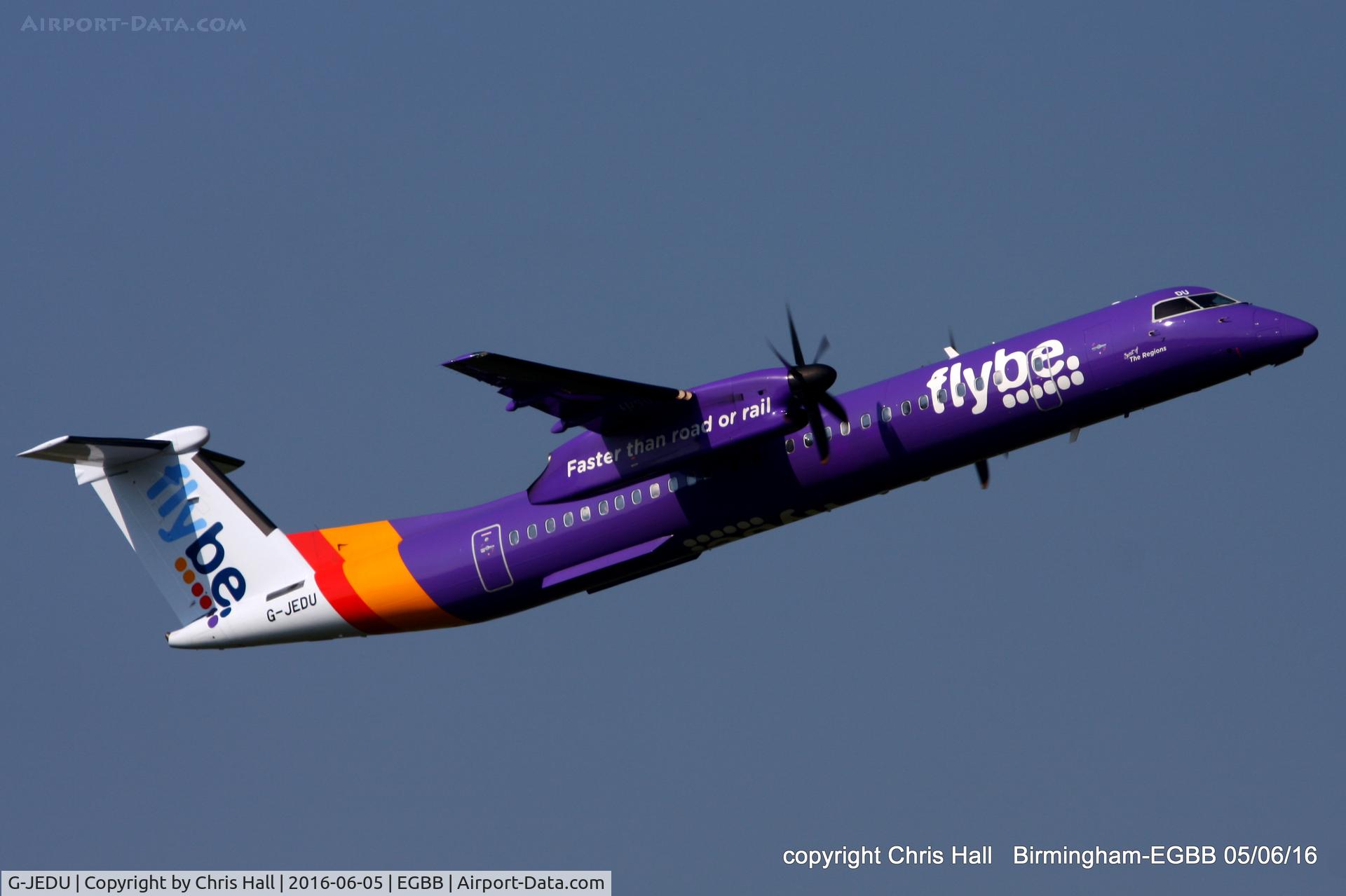 G-JEDU, 2004 De Havilland Canada DHC-8-402Q Dash 8 C/N 4089, flybe