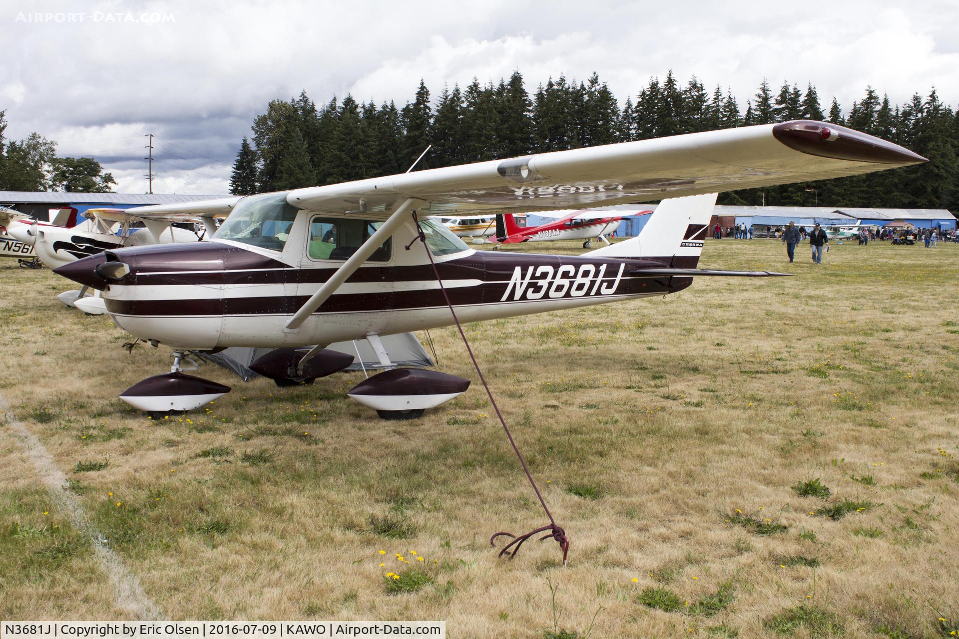 N3681J, 1966 Cessna 150G C/N 15064981, Cessna 150 at the 2016 Arlington Fly-In.
