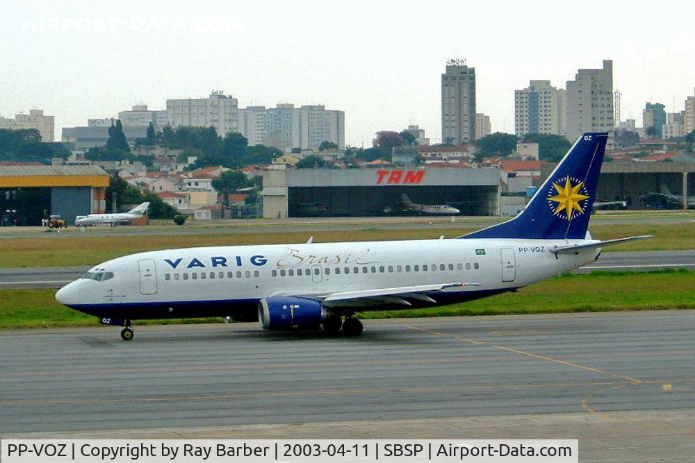 PP-VOZ, 1991 Boeing 737-3K9 C/N 25239, Boeing 737-3K9 [25239] (VARIG) Sao Paulo-Congonhas~PP 11/04/2003