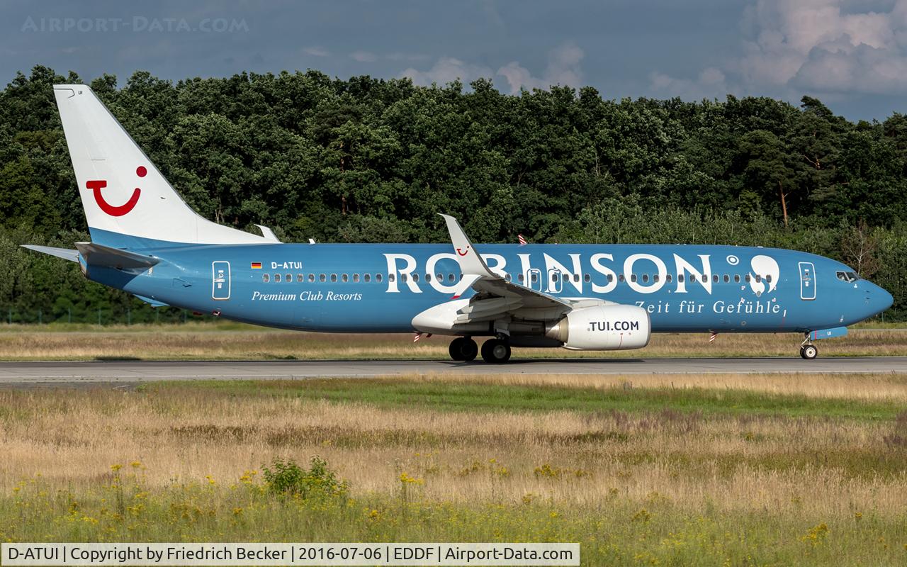 D-ATUI, 2011 Boeing 737-8K5 C/N 37252, departure via RW18W