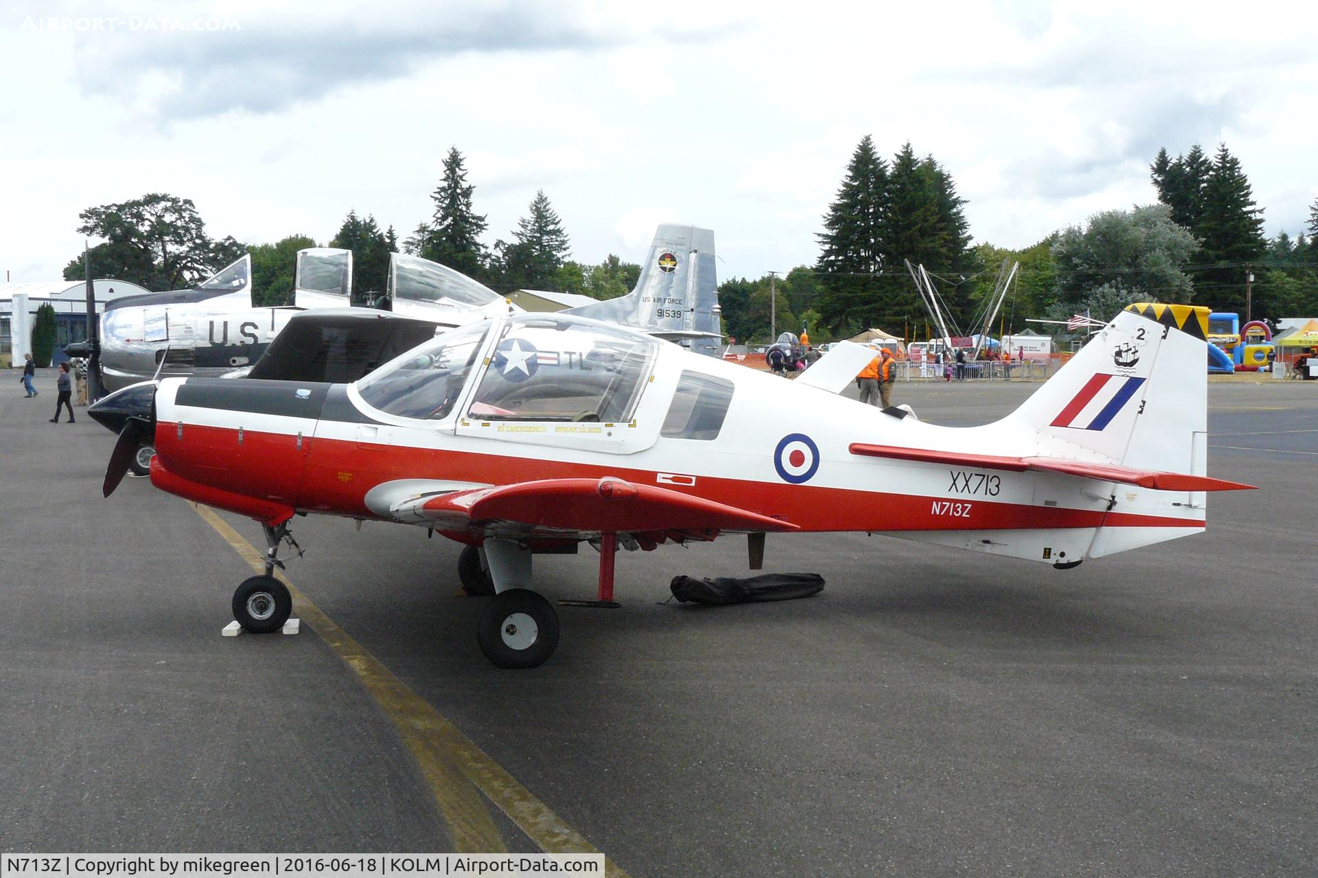 N713Z, 1976 Scottish Aviation Bulldog T.1 C/N BH120/362, N713Z