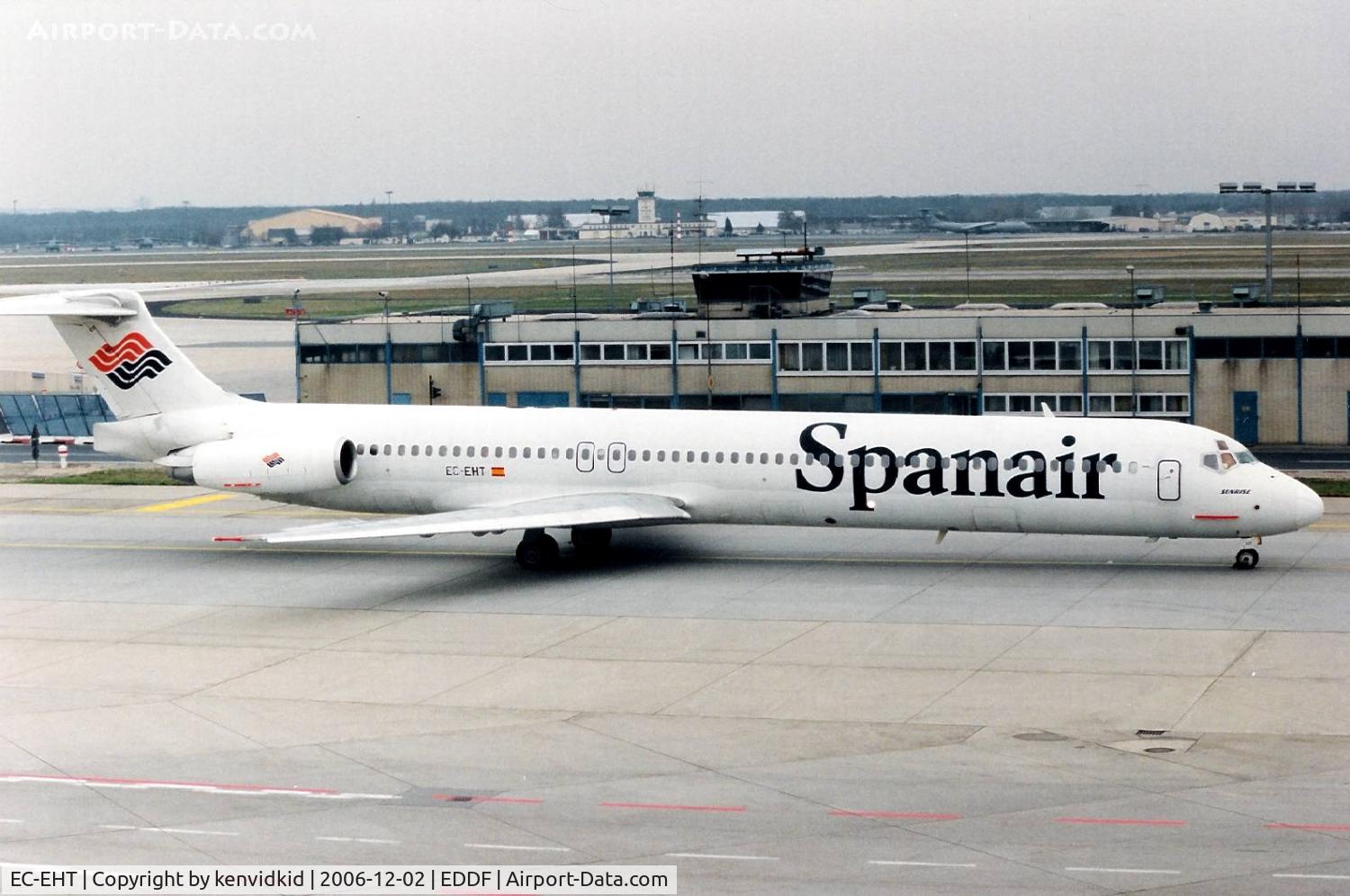 EC-EHT, 1988 McDonnell Douglas MD-83 (DC-9-83) C/N 49577, Spannair