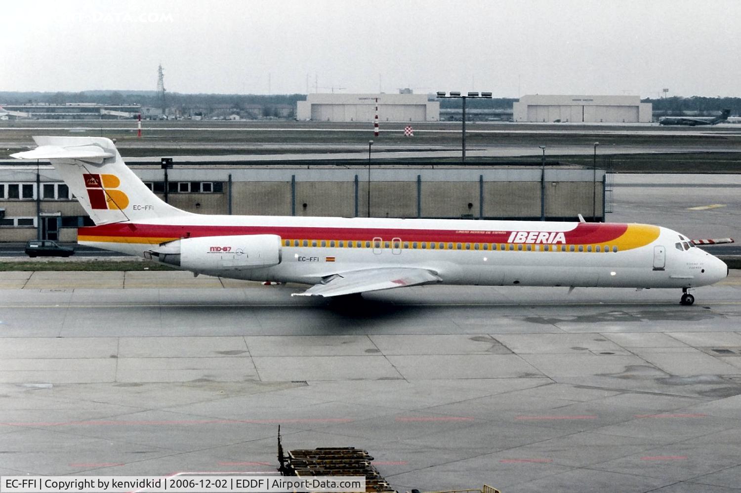 EC-FFI, 1991 McDonnell Douglas MD-87 (DC-9-87) C/N 53210, Iberia