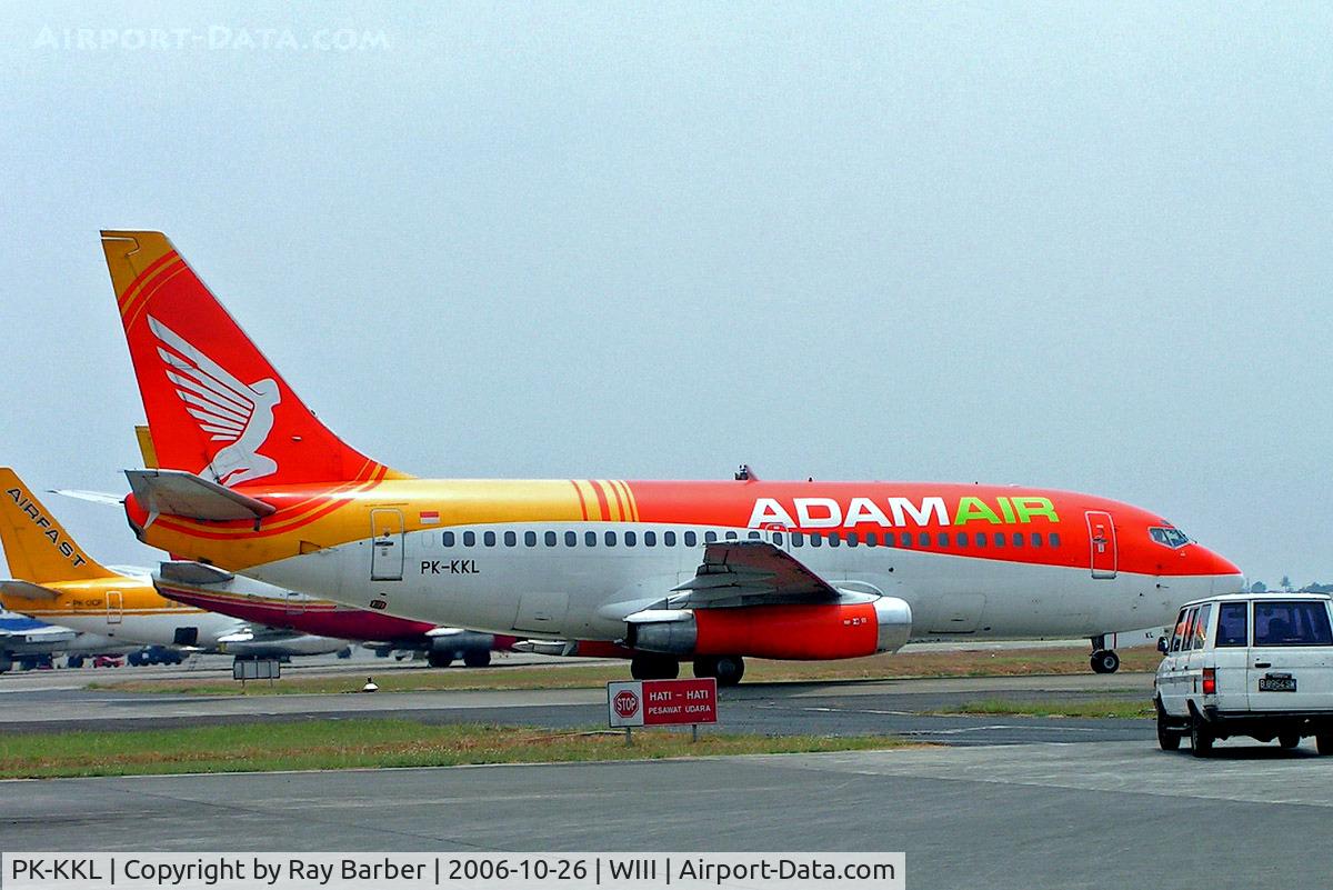 PK-KKL, 1984 Boeing 737-247 C/N 23188, Boeing 737-247 [23188] (Adam Air) Jakarta-Soekarno Hatta Int~PK 26/10/2006