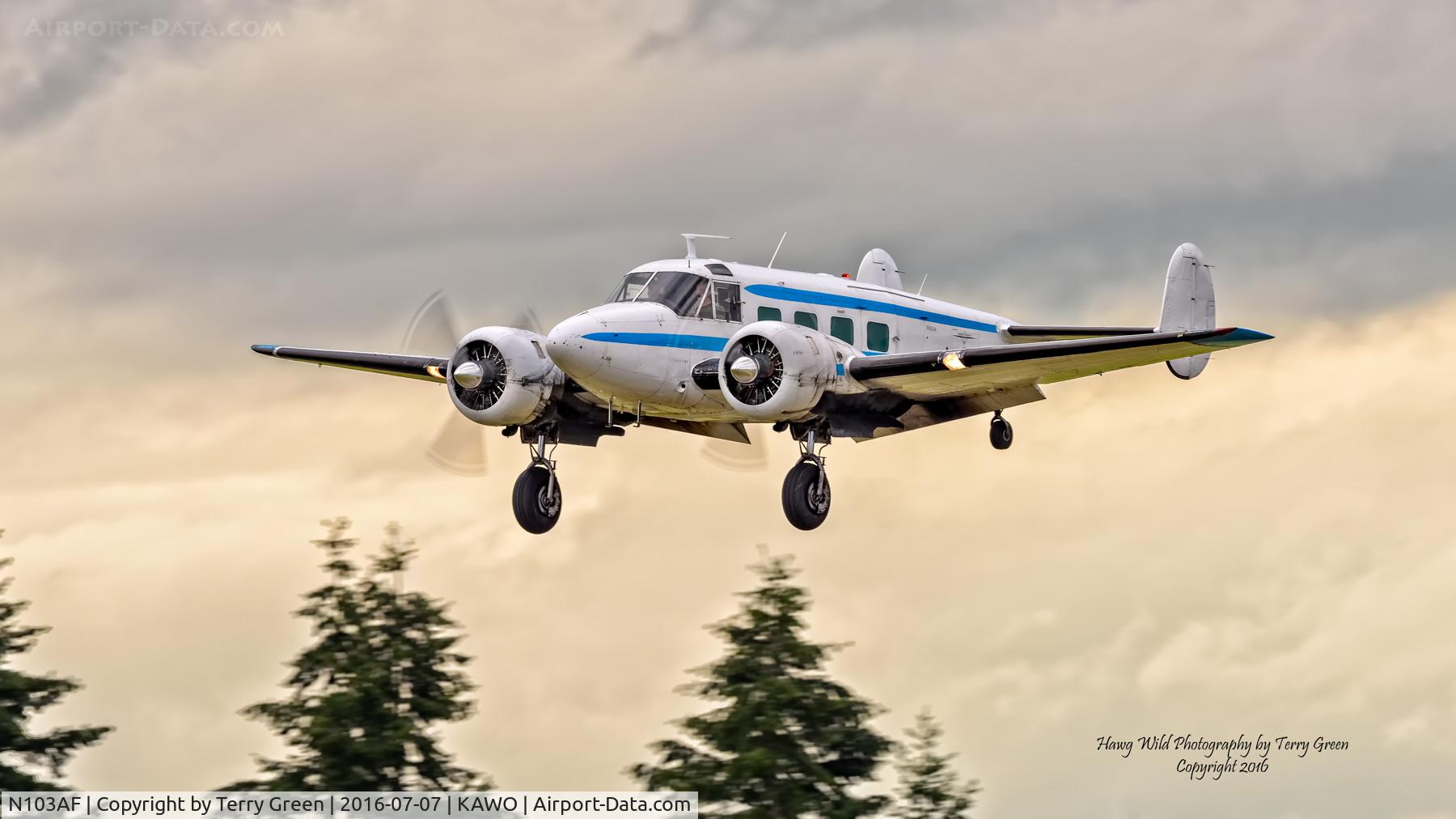 N103AF, 1960 Beech G18S C/N BA-526, 2016 Arlington Washington Fly-In