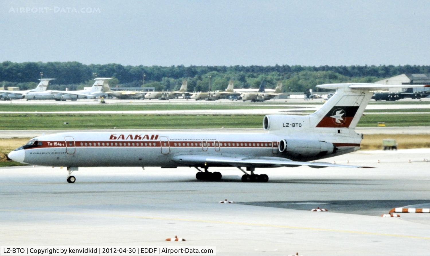 LZ-BTO, 1978 Tupolev Tu-154B-1 C/N 78A258, Balkan