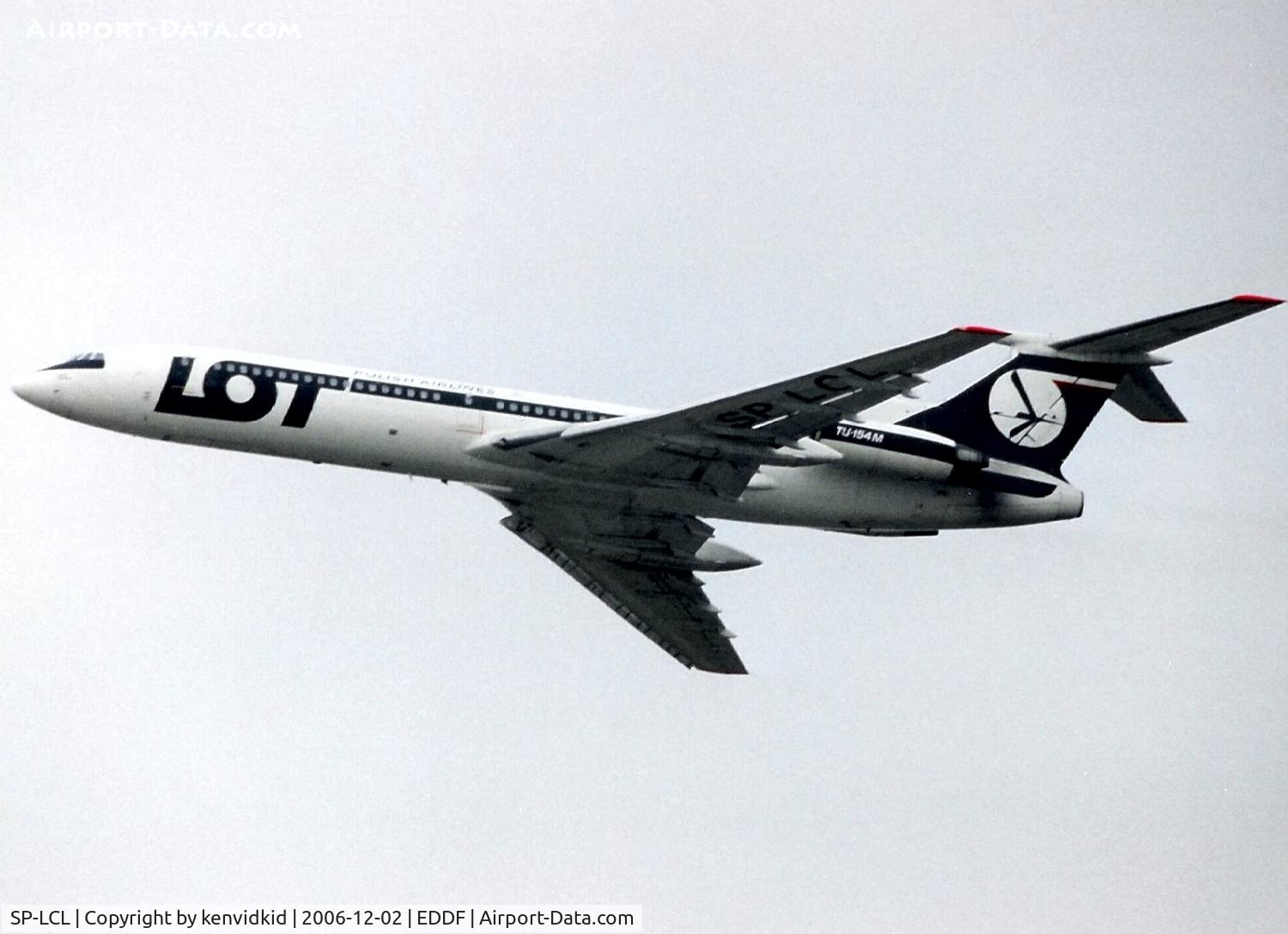 SP-LCL, 1989 Tupolev Tu-154M C/N 89A812, LOT Polish Airlines