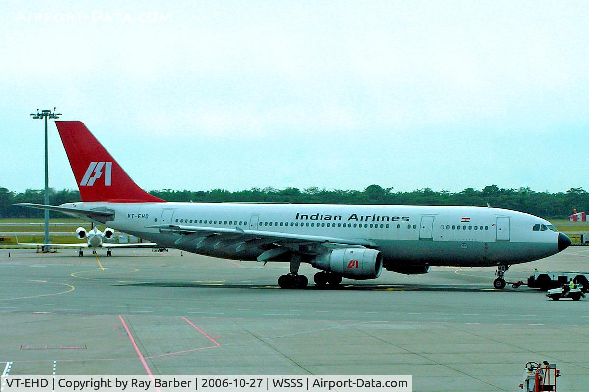 VT-EHD, 1982 Airbus A300B4-203 C/N 182, Airbus A300B4-203 [182] (Indian Airlines) Singapore-Changi~9V 27/10/2006
