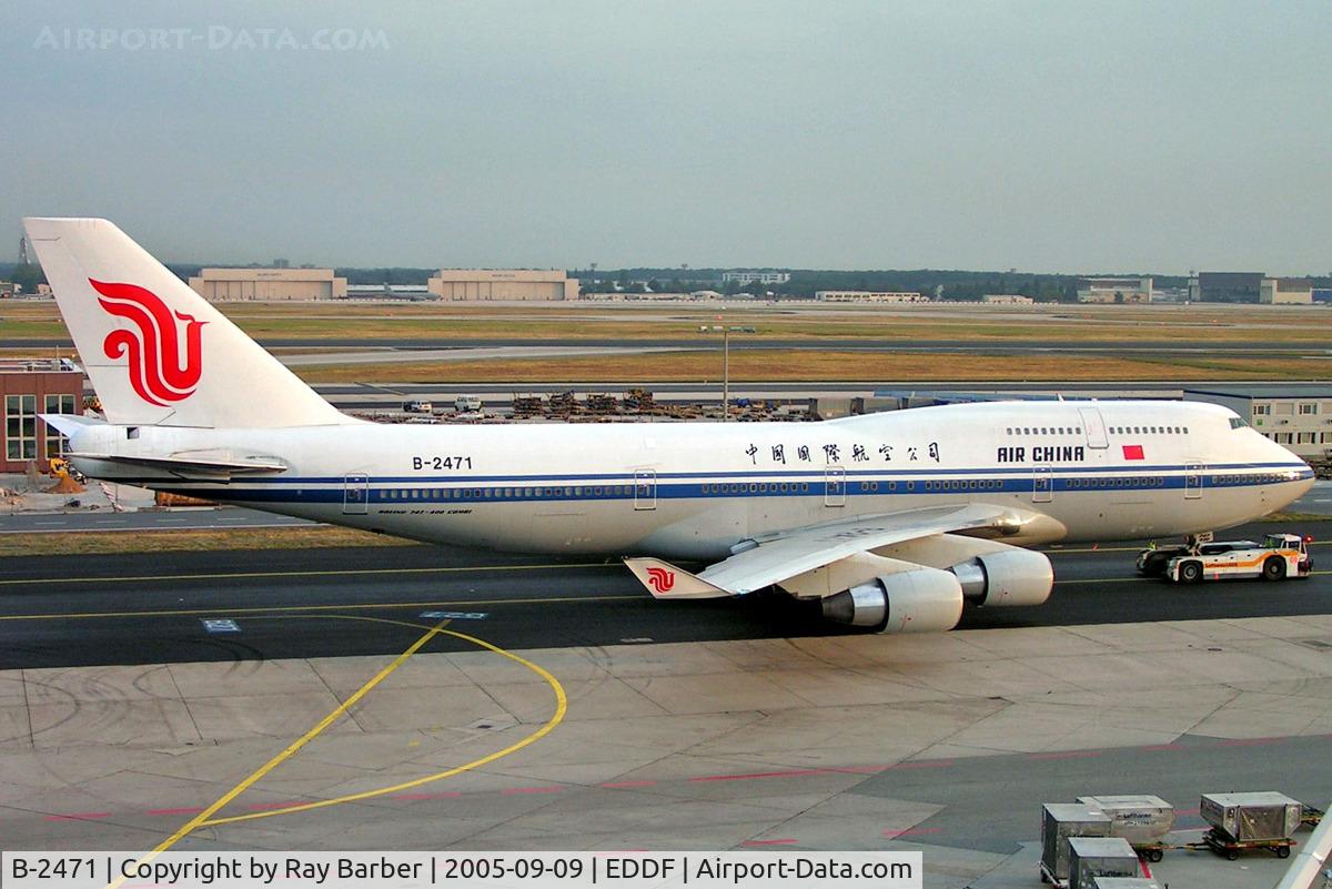 B-2471, 1999 Boeing 747-4J6 C/N 29071, Boeing 747-4J6CM [29071] (Air China) Frankfurt~D 09/09/2005