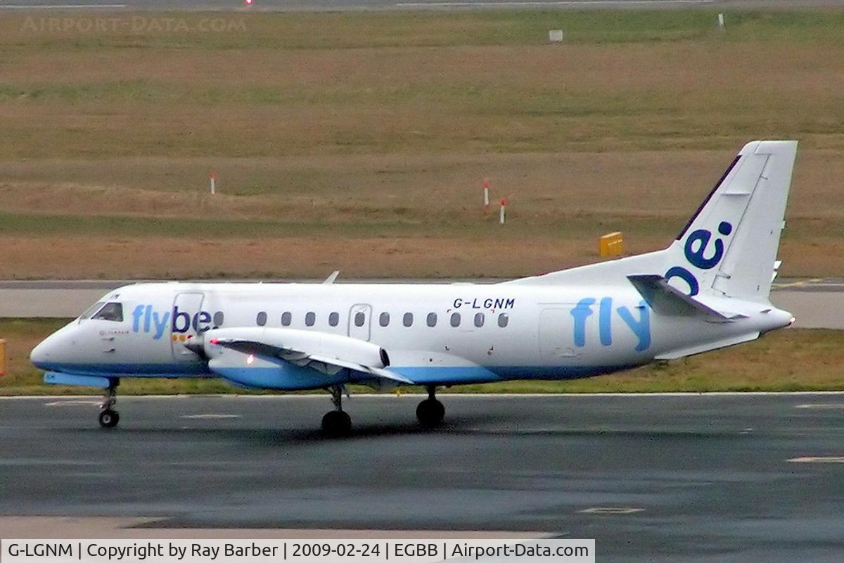 G-LGNM, 1990 Saab SF340B C/N 340B-187, SAAB-Scania SF.340B [187] (Flybe) Birmingham Int'l~G 24/02/2009
