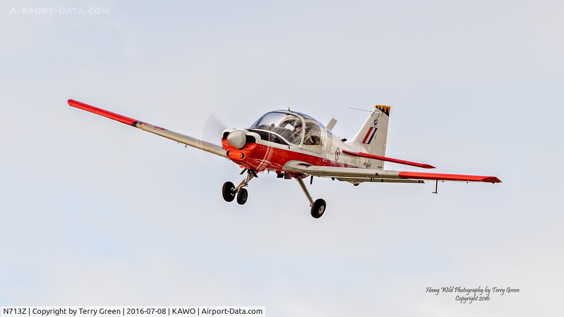 N713Z, 1976 Scottish Aviation Bulldog T.1 C/N BH120/362, 2016 Arlington Fly-In