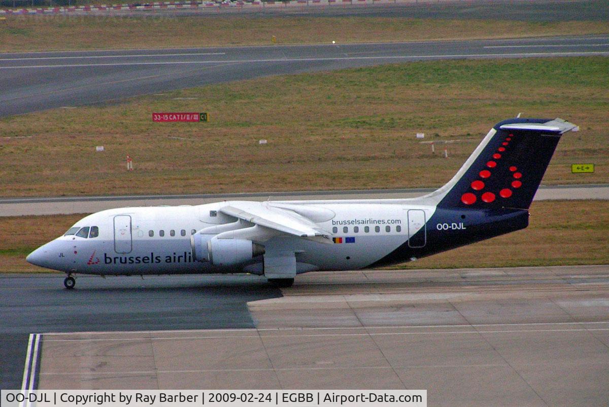 OO-DJL, 1995 British Aerospace Avro 146-RJ85 C/N E.2273, BAe 146-RJ85 [E2273] (SN Brussels Airlines) Birmingham Int'l~G 24/02/2009