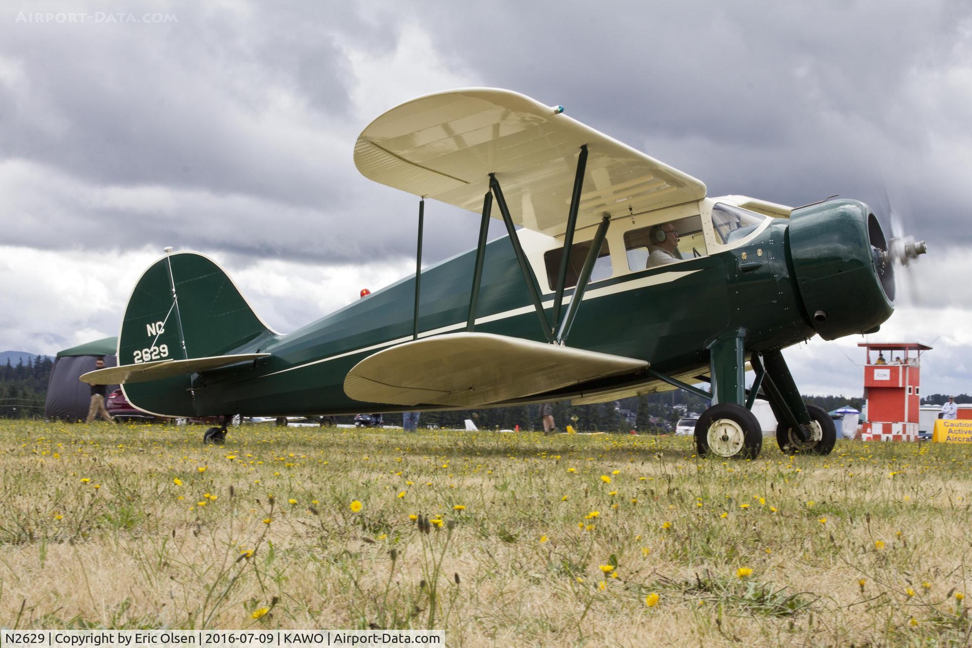 N2629, Waco YKS-7 C/N 5233, Waco YKS-7 at the 2016 Arlington Fly-In.