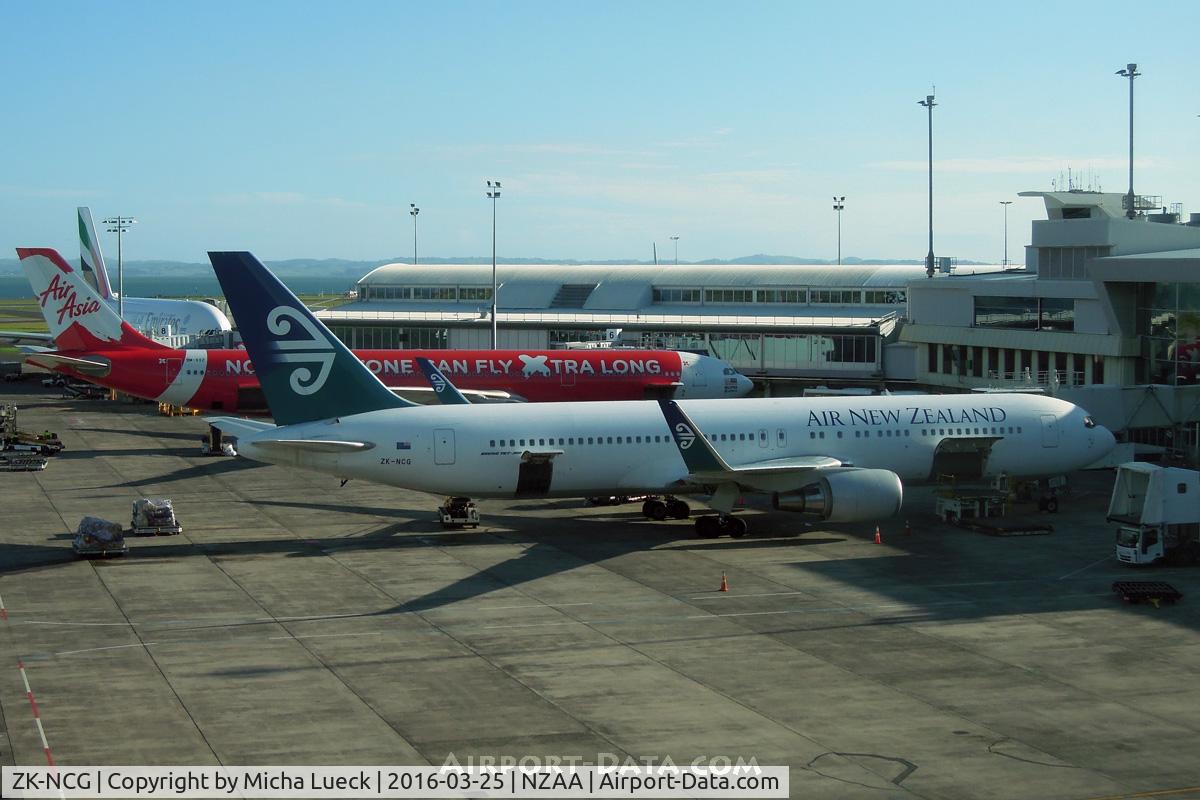 ZK-NCG, 1993 Boeing 767-319 C/N 26912, 9M-XXZ in the back