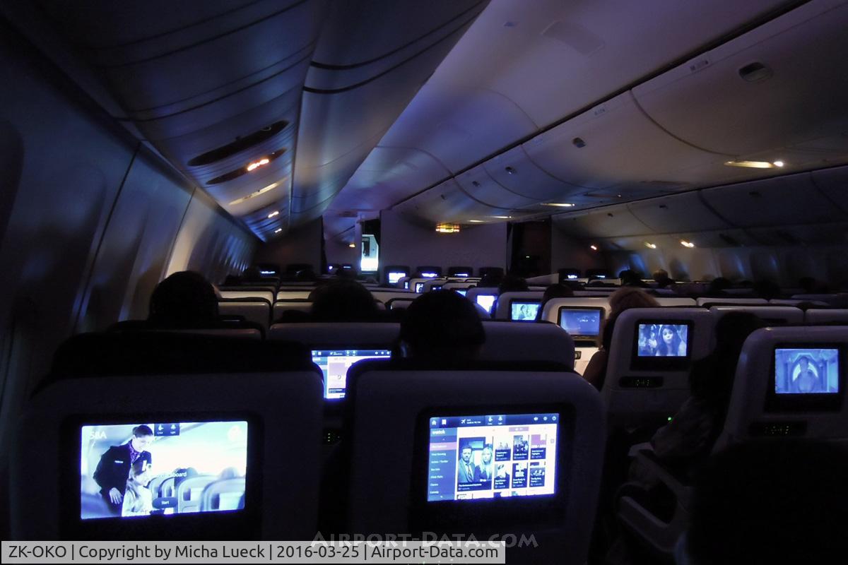 ZK-OKO, 2011 Boeing 777-306/ER C/N 38407, AKL-LAX