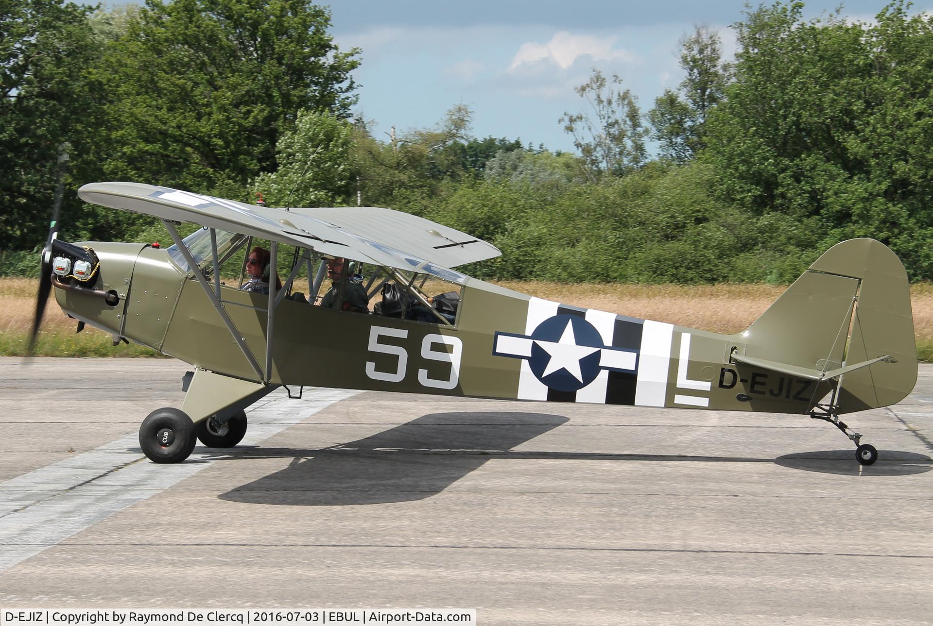 D-EJIZ, 1940 Piper J3C-90 Cub C/N 3888, Ursel Avia 2016.