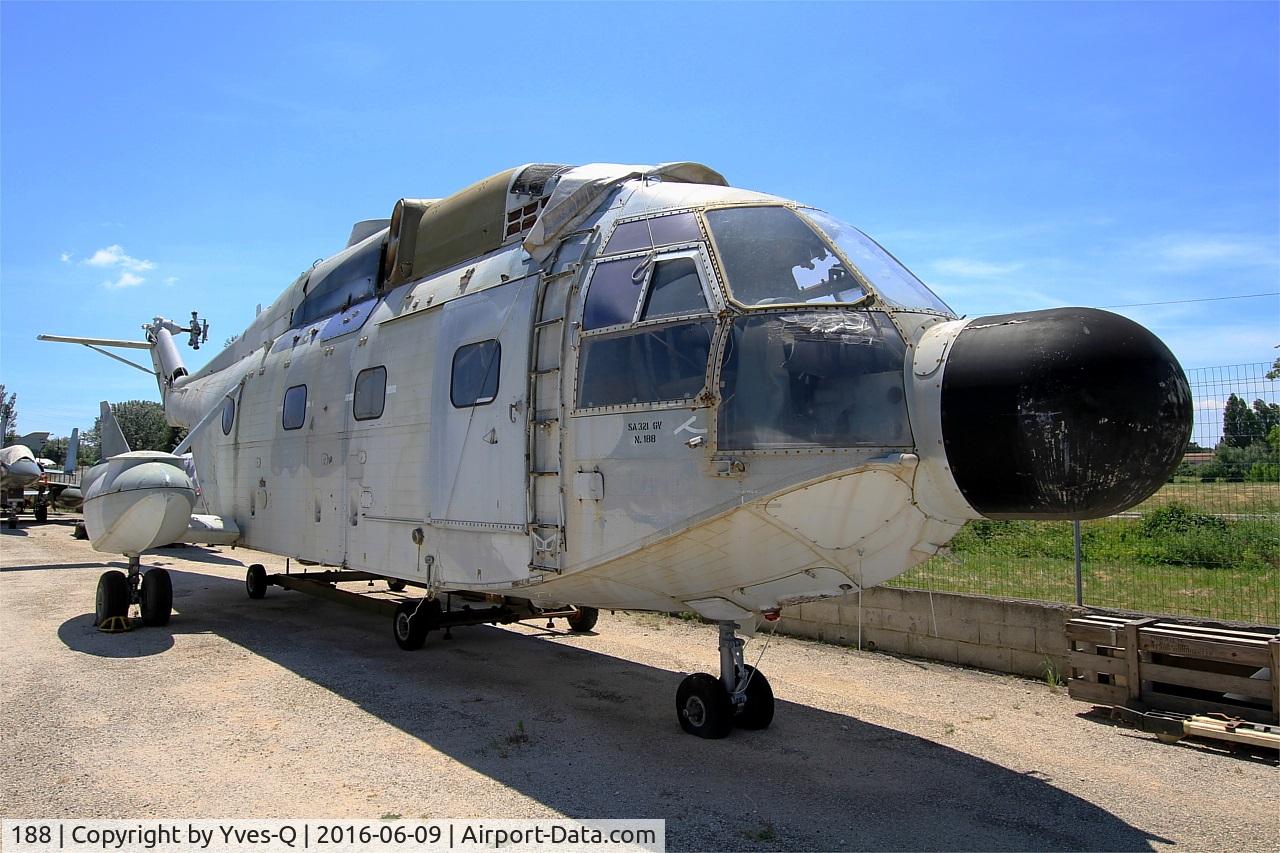 188, Aerospatiale SA-321G Super Frelon C/N 188, Aérospatiale SA-321G Super Frelon, preserved at 