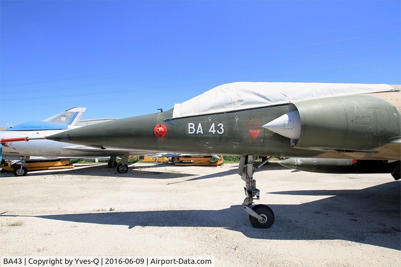 BA43, SABCA Mirage 5BA C/N 43, SABCA Mirage 5BA, preserved at 