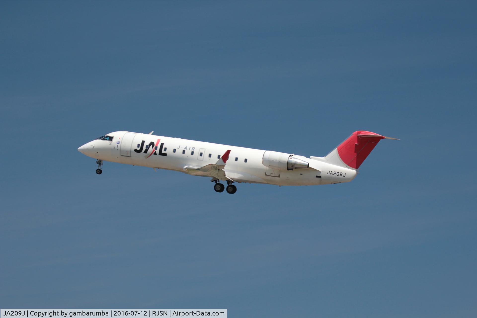 JA209J, 2006 Bombardier CRJ-200ER (CL-600-2B19) C/N 8062, J-Air CRJ-200