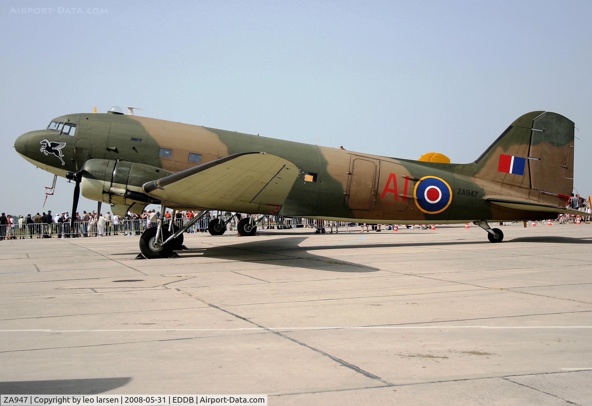 ZA947, 1943 Douglas C-47A-60-DL Dakota III C/N 10200, Berlin Air Show 31.5.08