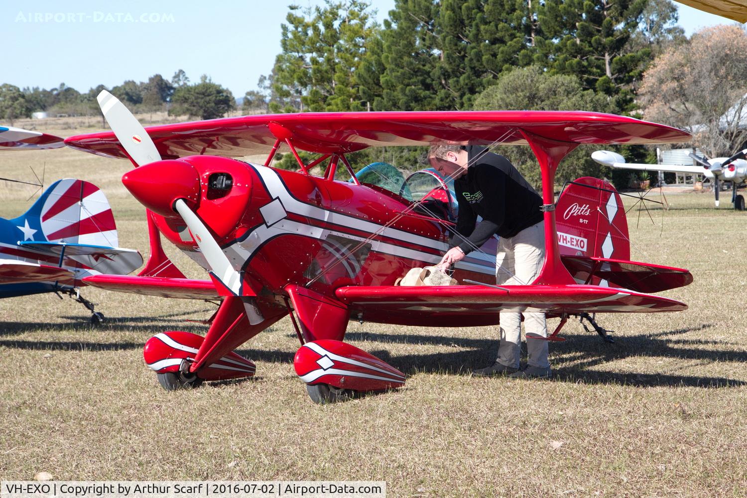 VH-EXO, 1986 Pitts S-1T Special C/N 1043, VH-EXO Luskintyre NSW 02-07-2016