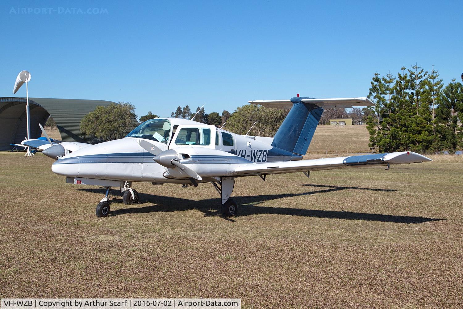 VH-WZB, 1979 Beech 76 Duchess C/N ME-185, VH-WZB Luskintyre NSW 02-07-2016