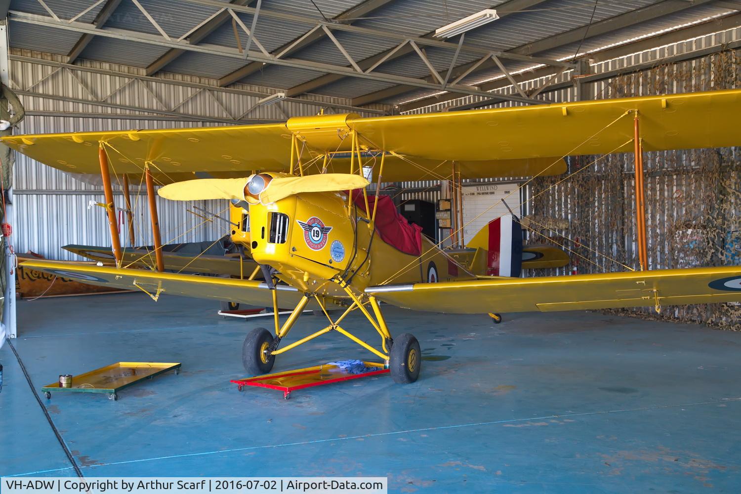VH-ADW, 1931 De Havilland Australia DH-82A Tiger Moth C/N DHA1079, VH-ADW Luskintyre NSW July 2016