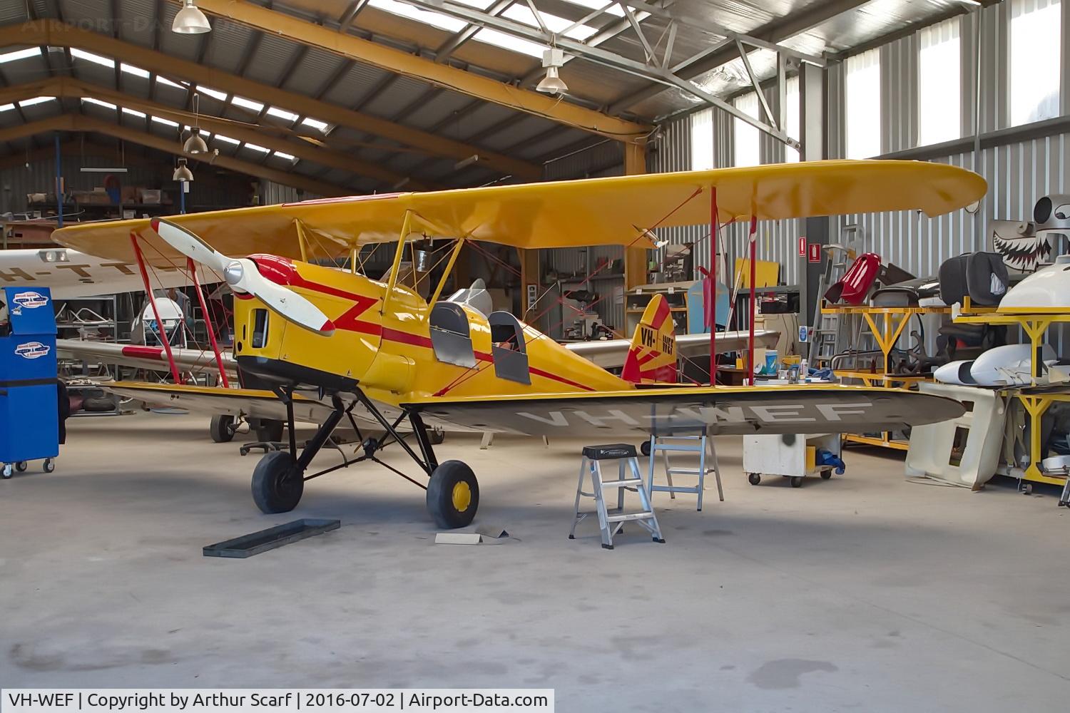 VH-WEF, 1947 Stampe-Vertongen SV-4B C/N 1040, VH-WEF Luskintyre NSW July 2016