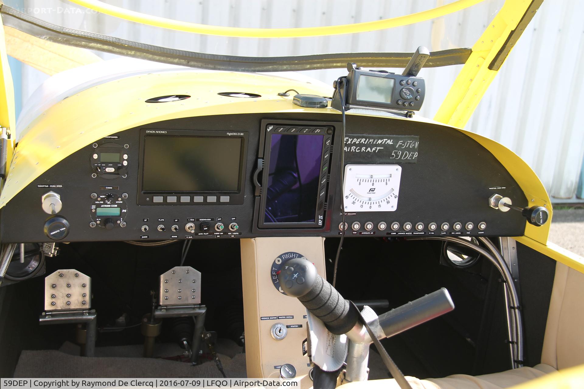 59DEP, 2012 Zenair CH-601 XL Zodiac C/N 9-9926, Cockpit view.