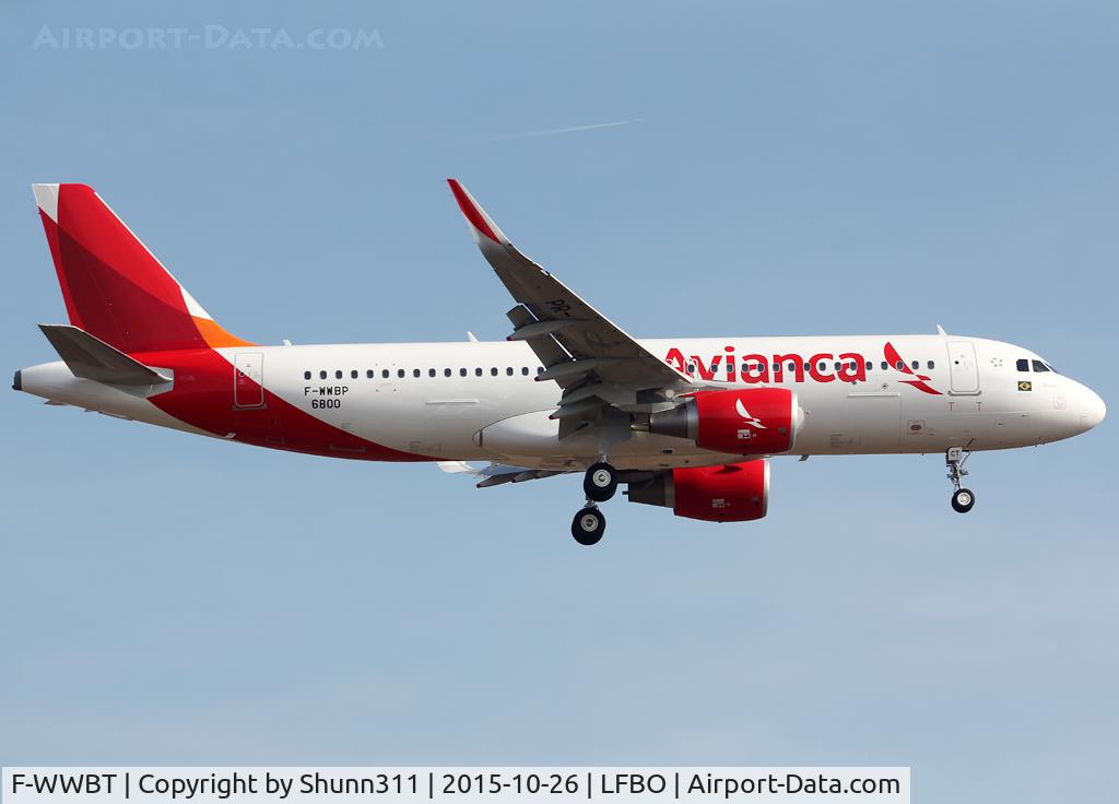 F-WWBT, 2015 Airbus A320-214 C/N 6800, C/n 6800 - To be PR-OCT