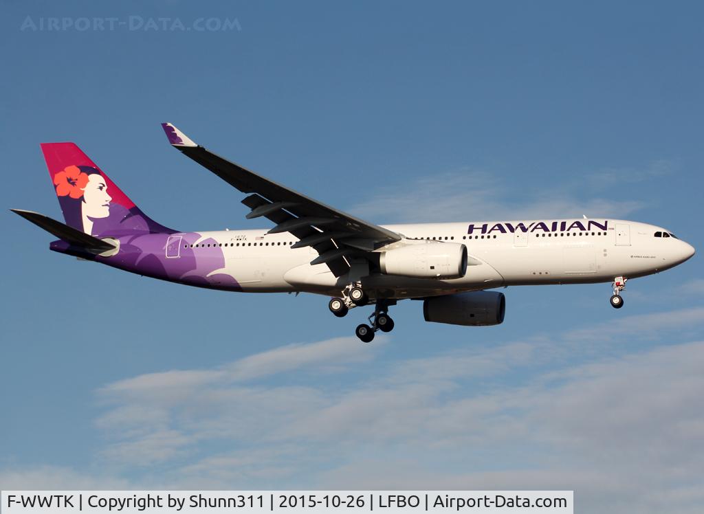 F-WWTK, 2015 Airbus A330-243 C/N 1672, C/n 1672 - To be N379HA