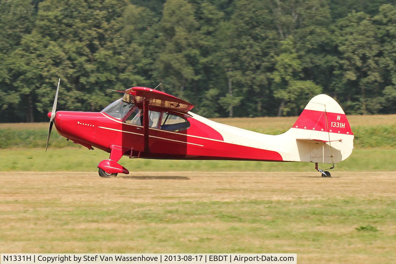 N1331H, 1949 Aeronca 15AC Sedan C/N 15AC-371, Schaffen-Diest Oldtimer Fly-Inn 2013.