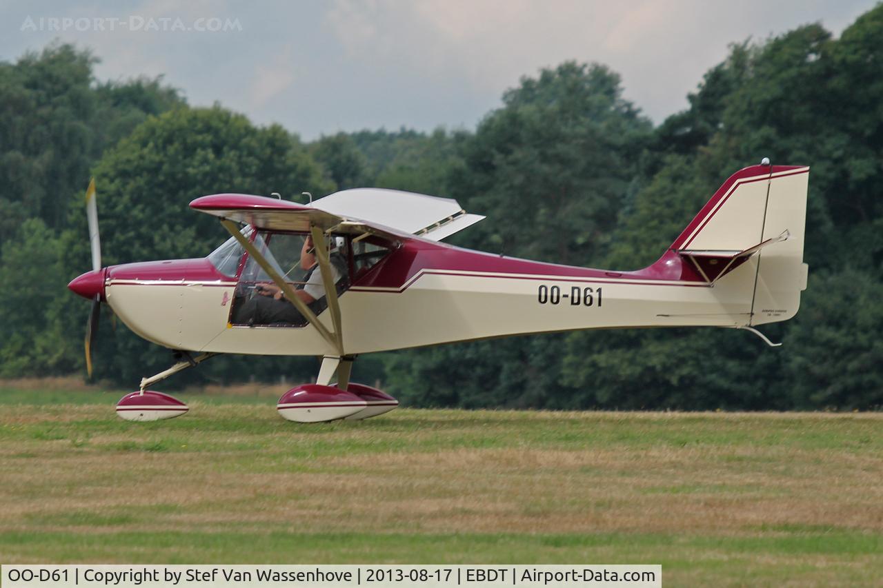 OO-D61, 2001 Aeropro Eurofox C/N 10001, Schaffen-Diest Oldtimer Fly-Inn 2013.