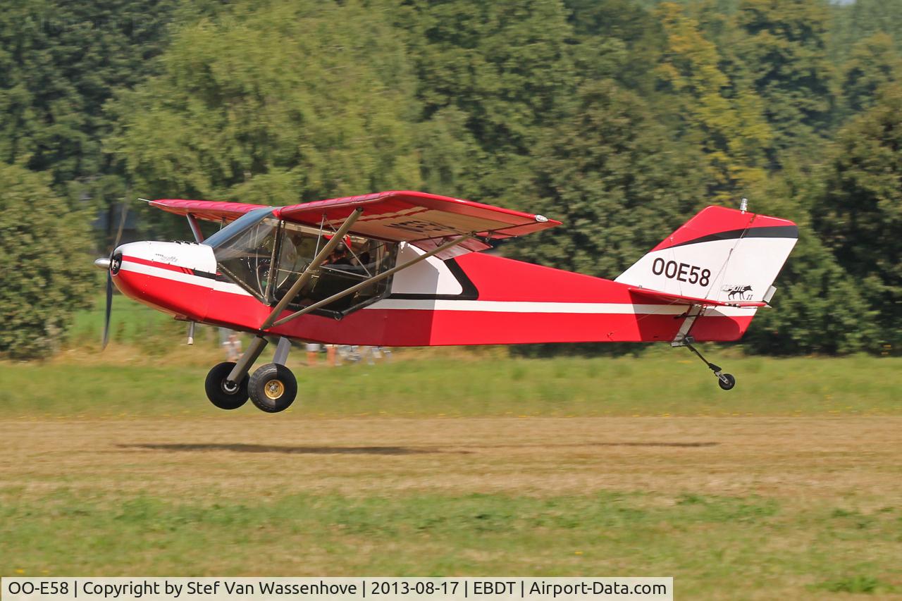 OO-E58, 1995 Rans S-6ES Coyote II C/N 0895866, Schaffen-Diest Oldtimer Fly-Inn 2013.