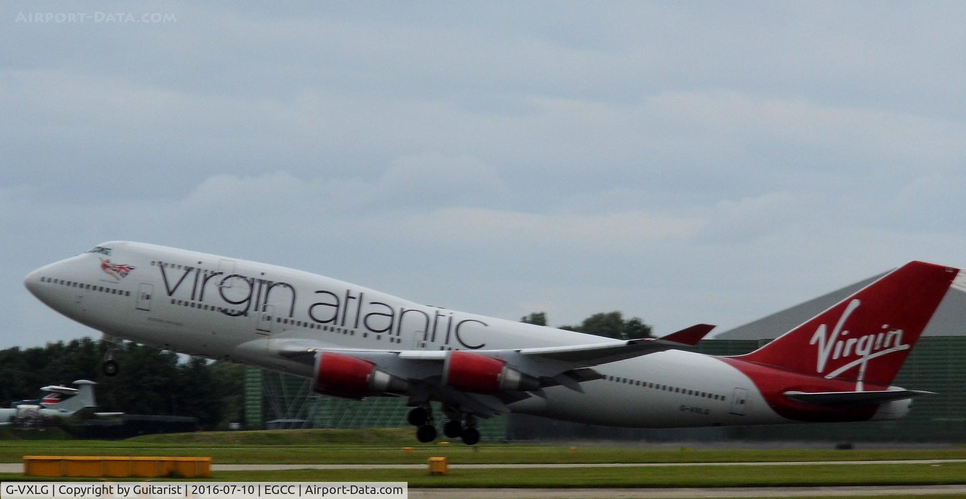 G-VXLG, 1998 Boeing 747-41R C/N 29406, At Manchester