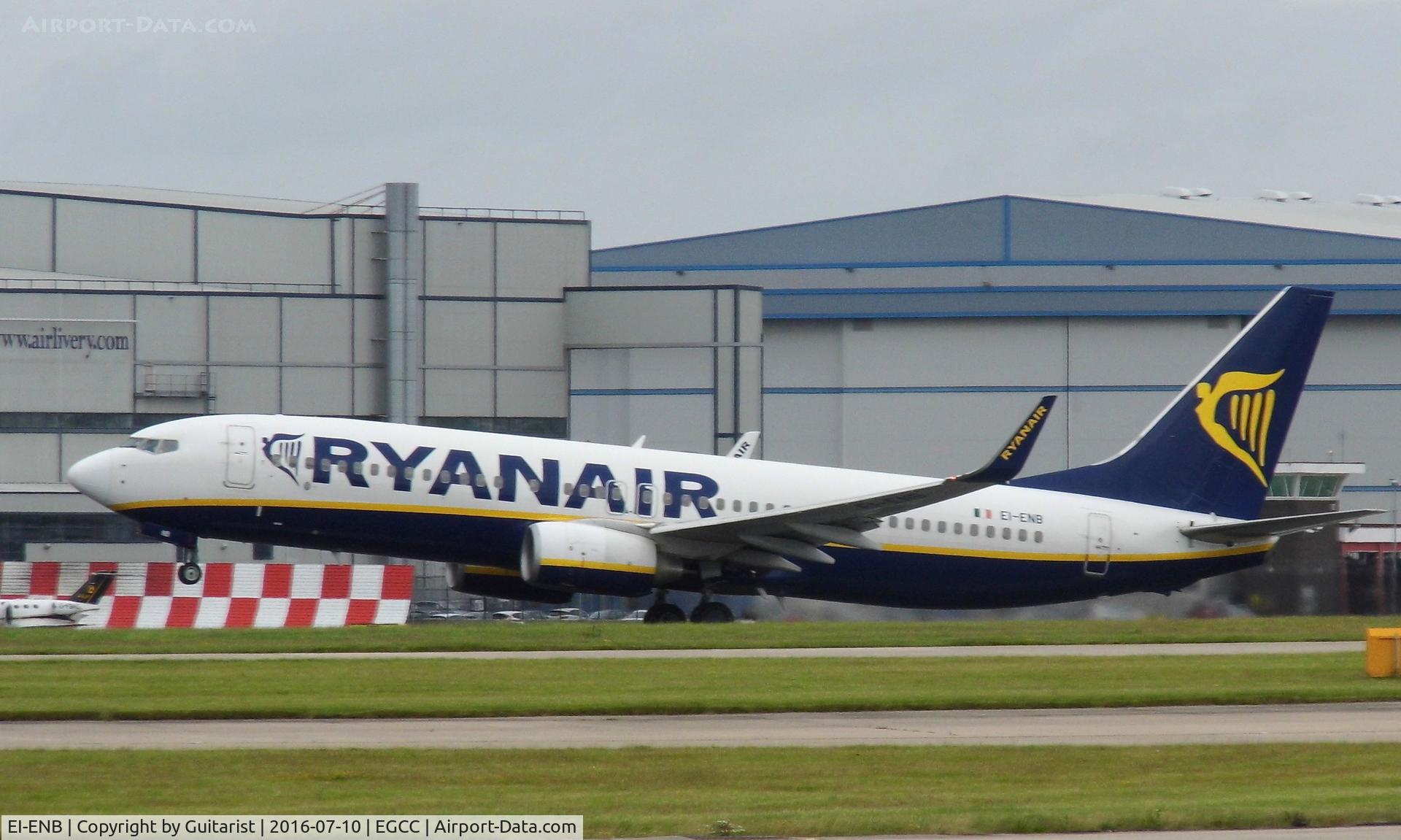 EI-ENB, 2010 Boeing 737-8AS C/N 40289, At Manchester