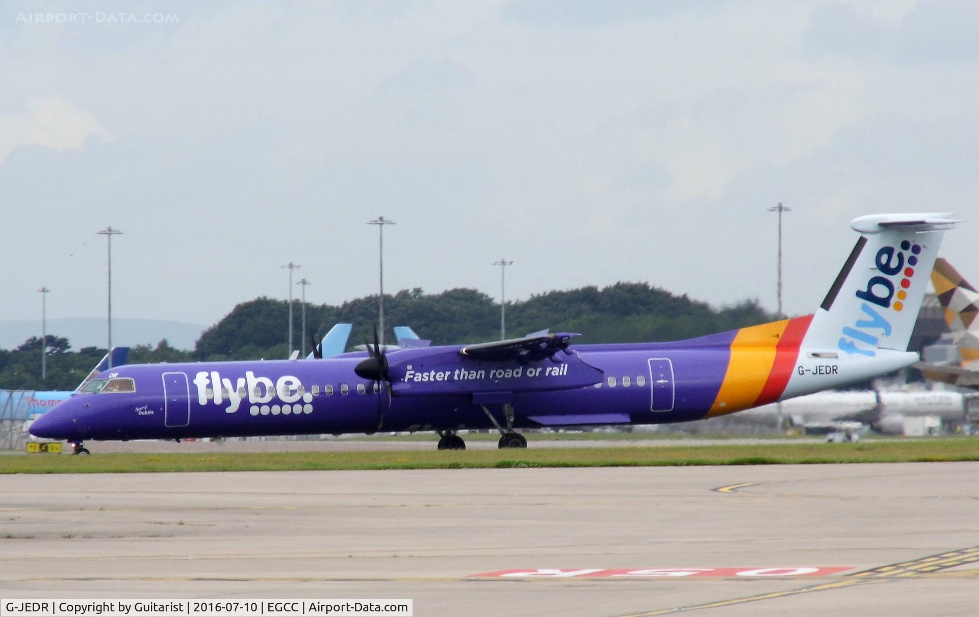 G-JEDR, 2003 De Havilland Canada DHC-8-402Q Dash 8 C/N 4087, At Manchester