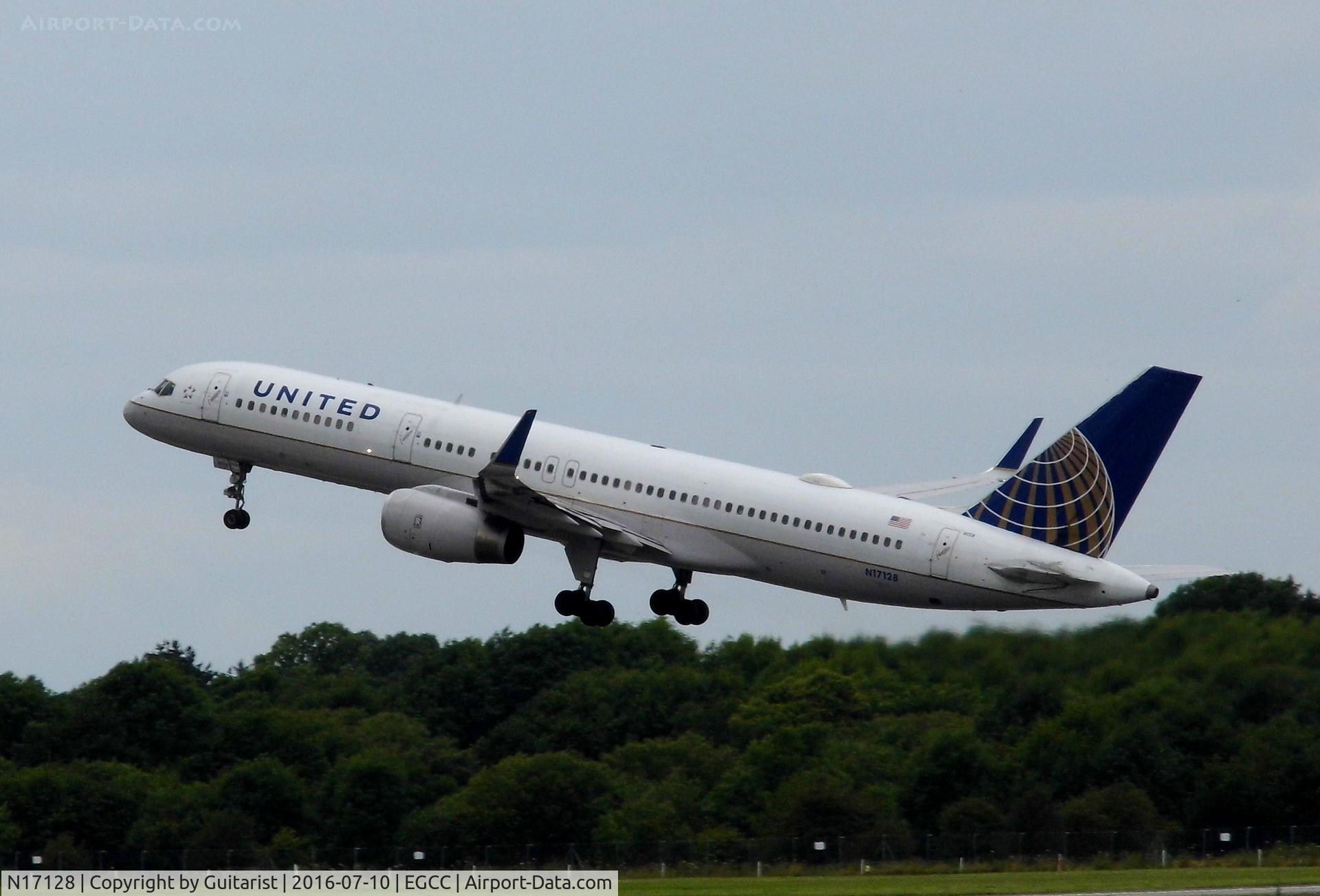 N17128, 1998 Boeing 757-224 C/N 27567, At Manchester