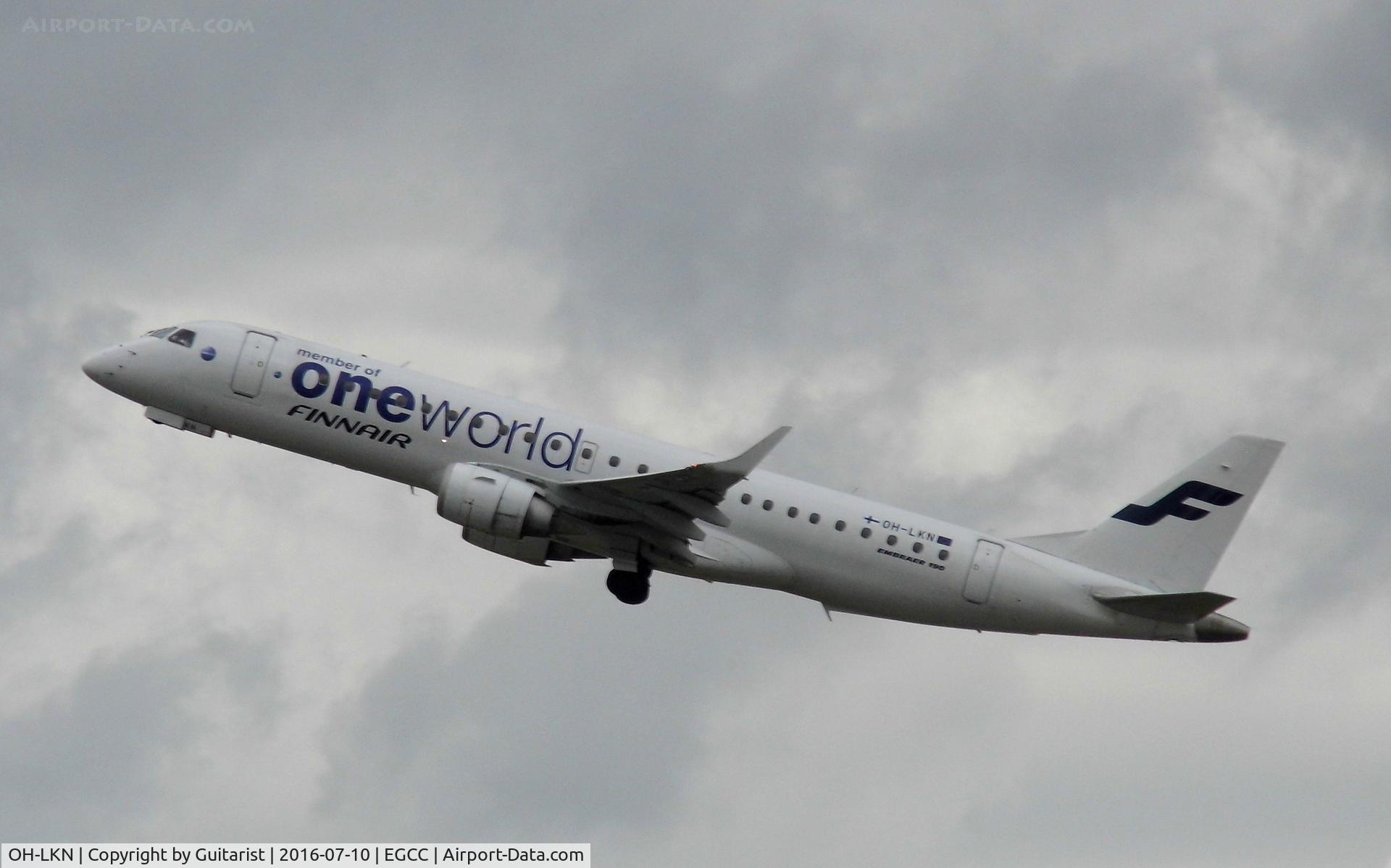 OH-LKN, 2009 Embraer 190LR (ERJ-190-100LR) C/N 19000252, At Manchester