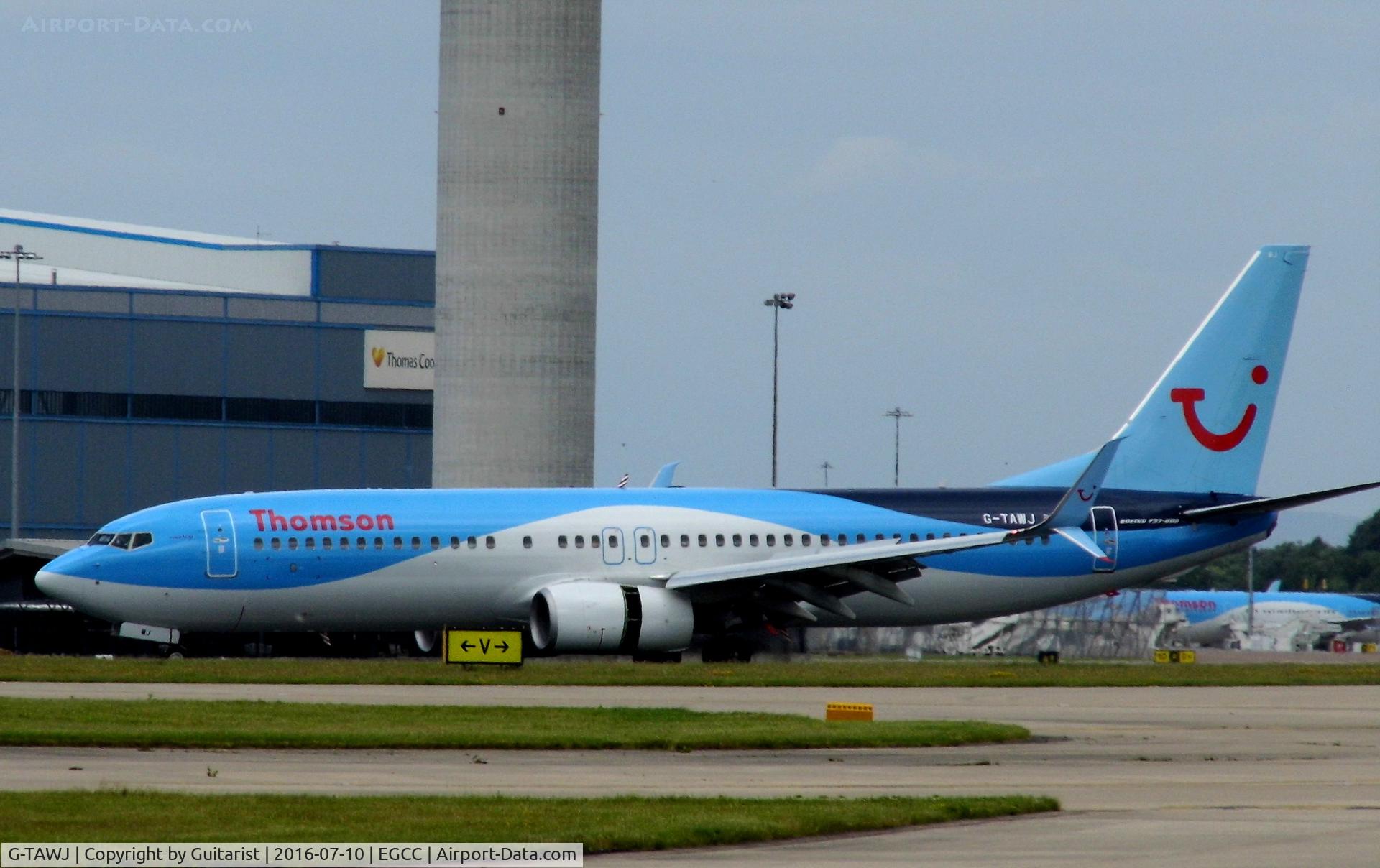 G-TAWJ, 2012 Boeing 737-8K5 C/N 38108, At Manchester