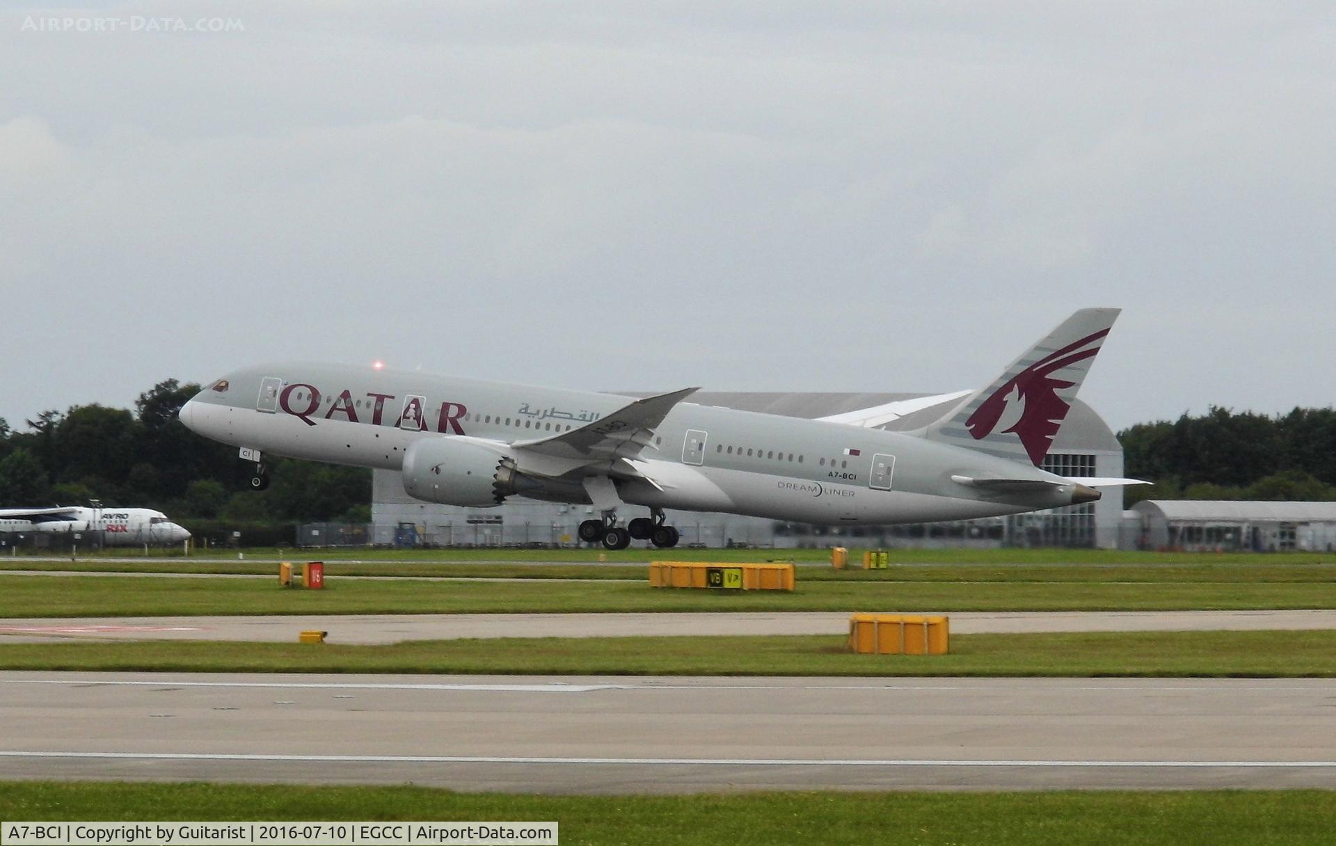 A7-BCI, 2013 Boeing 787-8 Dreamliner Dreamliner C/N 38327, At Manchester