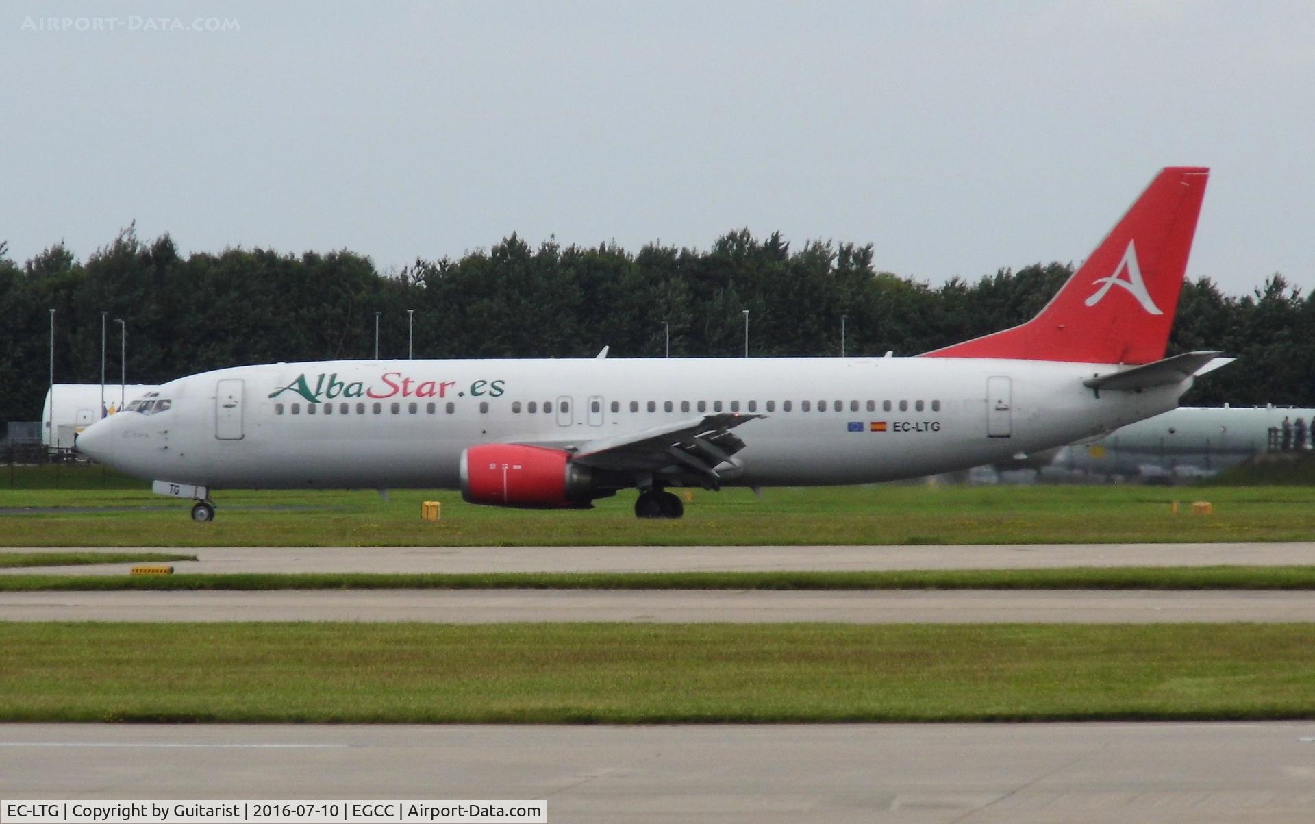EC-LTG, 1989 Boeing 737-4K5 C/N 24129, At Manchester