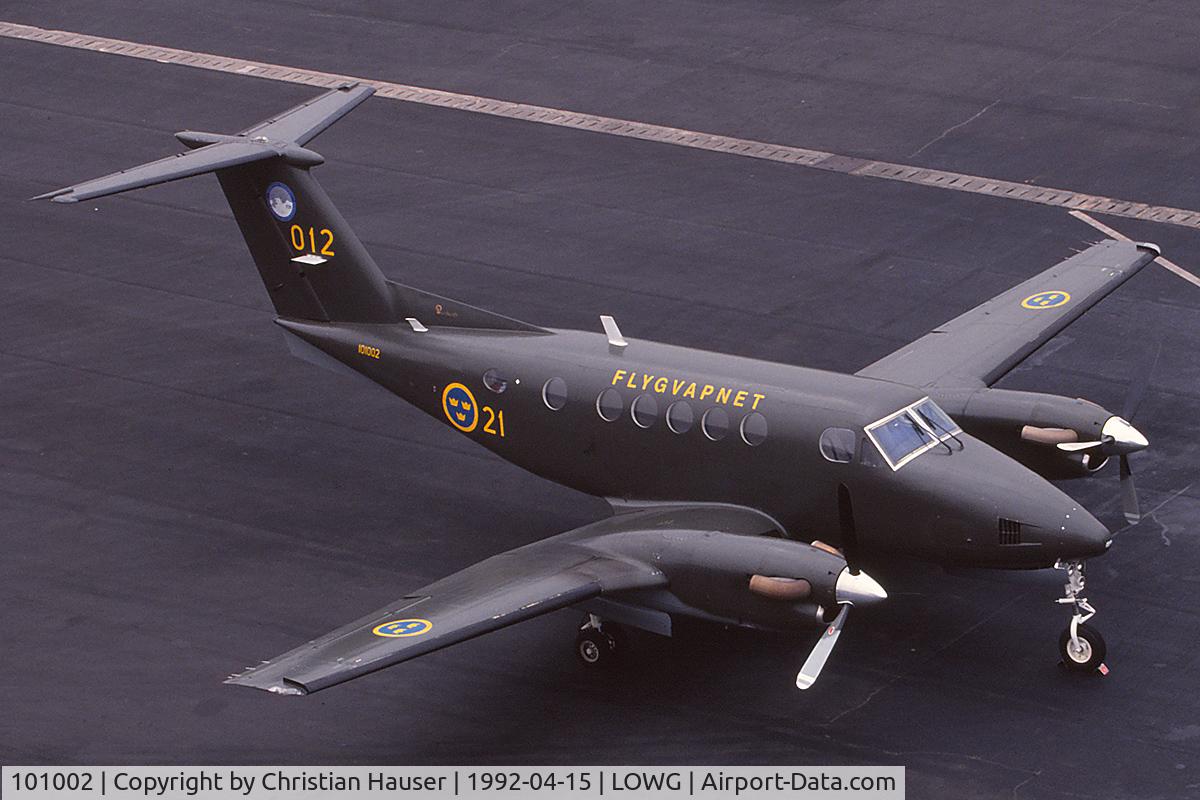 101002, 1979 Beech 200 Super King Air C/N BB-459, Visited Graz in 1992