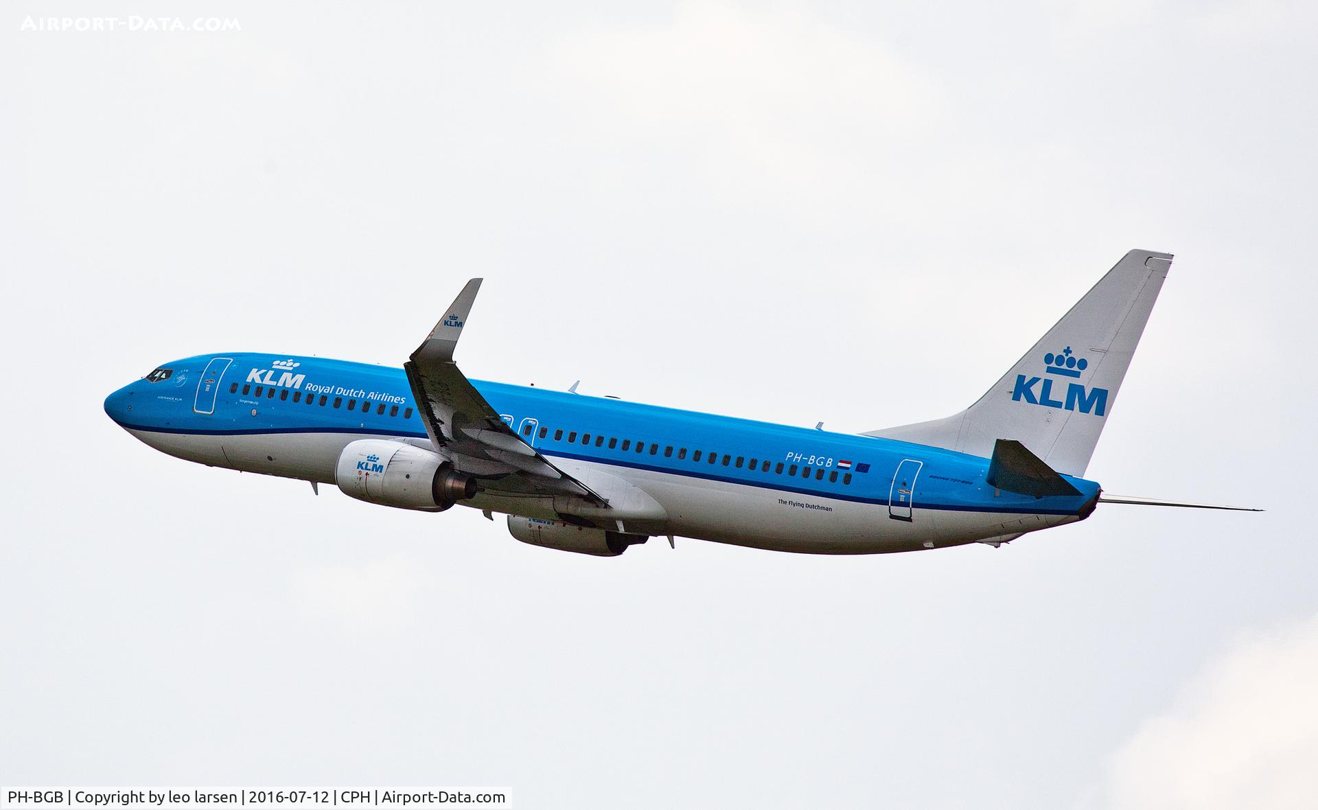 PH-BGB, 2008 Boeing 737-8K2 C/N 37594, Copenhagen 12.7.16